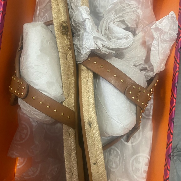 Tory Burch studded espadrille size 9 - Picture 5 of 6